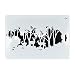 OBUY Christmas Tree and Deer DIY Craft Hollow Layering Stencils for Painting on Wood, Fabric, Walls,Decorative, Airbrush More | Reusable 6.88x 10.23 inch Mylar Template