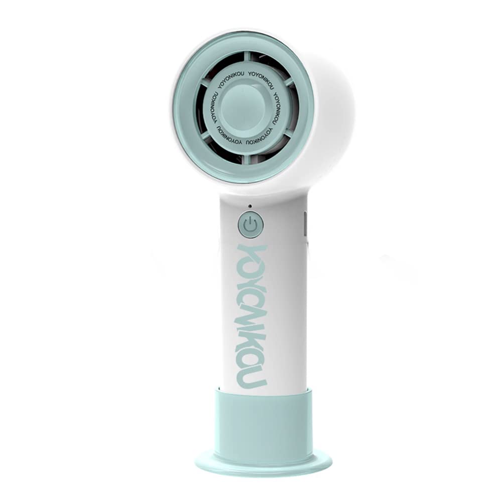 STARRY G Handheld Fan, Portable USB Rechargeable Mini Hand Fan, 3 Speeds Small Electric Fan with Base, Turbine Cooling fan for Home Office School Travel Outdoor Activities