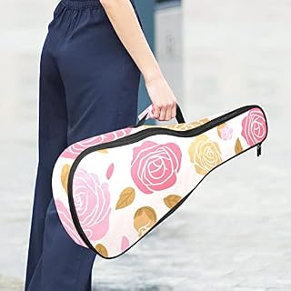 Housse pour ukulélé – Motif feuilles de roses de 10 mm d’épaisseur – Rembourrage en éponge de 53,3 cm – Avec sangles… - Les Beatles, Paul McCartney, John Lennon, RIngo Starr, George Harrison Housse pour ukulélé - Motif feuilles de roses de 10 mm d'épaisseur - Rembourrage en éponge de 53,3 cm - Avec sangles… – Image 6