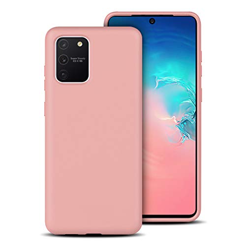 Olixar Funda para el Samsung Galaxy S10 Lite Soft Silicone - Fabricada con Gel - Resistente y Duradera - Rosa Pastel