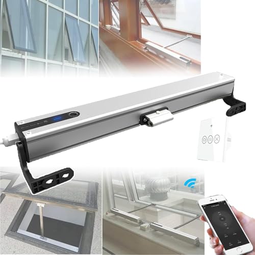 Automatizador de ventanas para invernadero con motor de cadena y control por voz IP43