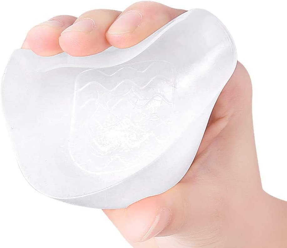 Miniatura 4 de Dr.Pedi Plantilla de cojín de tacones de aumento de altura, elevadores de altura invisibles de talón de gel, curar talones agrietados secos