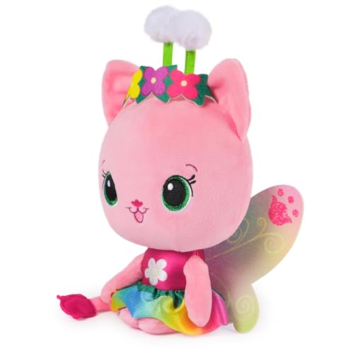 Gabby' Dollhouse Fairylandia Peluche lumineuse arc en ciel Kitty Fairy officielle chat en peluche jouets sensoriels pour les enfants à partir de - vue 5