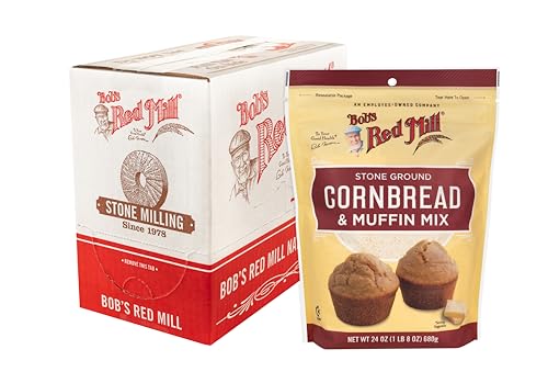 Bob's Red Mill Cornbread & Muffin Mix, 24 oz (Pack of 4)