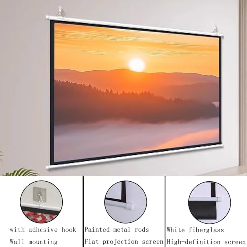 Pantalla para proyector 72 pulgadas 16:9/4:3 HD miniatura 3