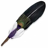 Activate Purple Turkey Peacock Smudge Feather