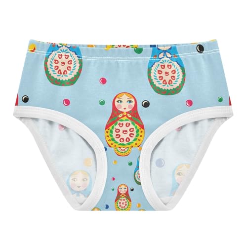 Colorful Russian Nesting Dolls Toddler Girls's Underwear 2T 202c1177