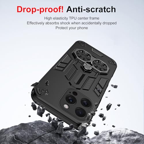 Coque PC texturée mate iPhone 15 Pro solide et résistante noire - 7