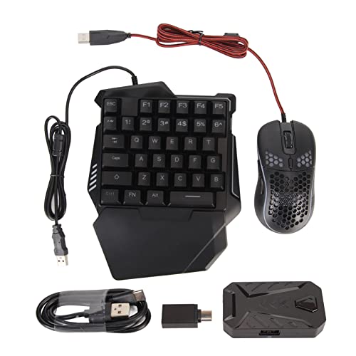 Tasti personalizzabili: il convertitore per tastiera e mouse da gioco supporta tasti personalizzabili, un clic per cambiare la modalità Turbo e premere F4 per attivare o disattivare la funzione Turbo.