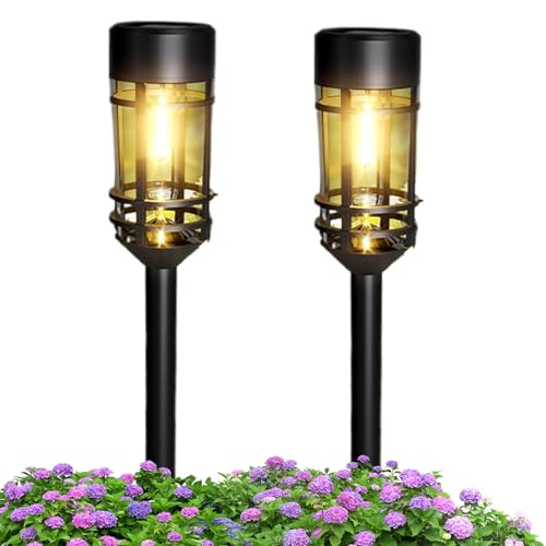 Lampes solaires pour allée illuminant vos soirées terrasses et chemins de jardin