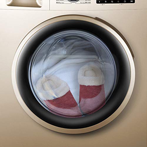 Wishcotton Women's House Slippers With Memory Foam, Ladies Slip On Nonslip Indoor Bedroom Slippers With Rubber Soled, Warm Cozy Fuzzy Sherpa Fleece Lined Winter Home Shoes, Wine, 6.5-7.5 Us #TOP6