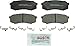 Bosch BP606 QuietCast Premium Semi-Metallic Disc Brake Pad Set For: Lexus GX460, GX470, LX450; Toyota 4Runner, FJ Cruiser, Land Cruiser, Sequoia, Rear