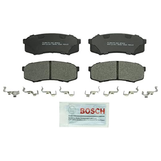 BOSCH BP606 QuietCast Premium Semi-Metallic Disc Brake Pad Set - Compatible With Select Lexus GX460, GX470, LX450; Toyota 4Runner, FJ Cruiser, Land Cruiser, Sequoia; REAR