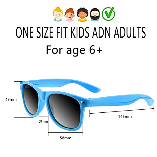 Image of TUPARKA 12 Pack Kids Sunglasses in Bulk Kids School Party Goody Bag Fillers for Birthday Party Beach Pool Party
