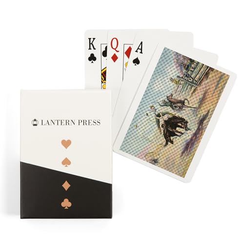 Lantern Press Western Scene, Baraja de 52 Cartas Poker