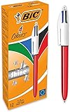 Fabricado en Europa, el boli BIC 4 Colores Shine se caracteriza por su inigualable calidad