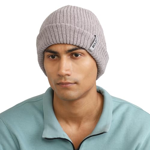 Boldfit Beanie Cap for Men Woolen Winter Cap for Men Woolen Cap fo...