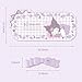 Kuitmor Kawaii Anime Mouse Pad Wrist Rest Support Set - Non-Slip Desk Mat and Memory Foam Bowknot Wrist Rest for Keyboard and Mouse,Perfect for Gaming or Home Office Work - KLM Flower Dream
