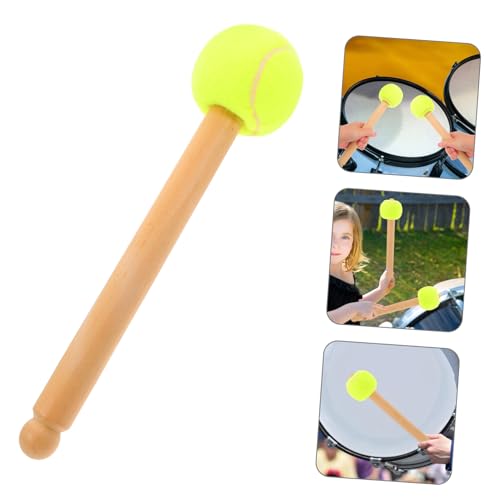 Baqueta para batería con mango de madera Totority, diseño ergonómico para agarre cómodo y sonido resonante profundo, ideal para principiantes y presentaciones escolares miniatura 7
