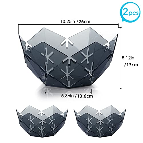 Karadrova Fruttiera in Plastica, Confezione da 2