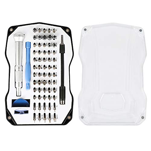 Tohoer 65in1 精密特殊ドライバーセット トルクスドライバー プラス/マイナス/トルクス/ヘクスローブ/六角/Y型/三角/五角 修理ツール 多機能ツールキット iPhone Android 修理 分解 修復 開腹