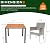 YEEFY 5 Piece Outdoor Table and Chairs Outdoor Patio Furniture Set Outdoor Dining Set for 4 Rattan Patio Table and Chairs Set of 4 Wicker Patio Dining Sets for Backyard Garden Porch Balcony Pool Deck