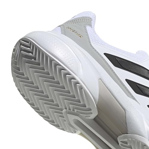 adidas Herren Courtjam Control 3 Clay Tennis Shoes, FTWR White/core Black/Grey Two, 46 2/3 EU – Ansicht 4