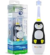 Brilliant Kids Sonic Toothbrush Characters – Kids Electric Toothbrush with Flashing Lights and Fi...