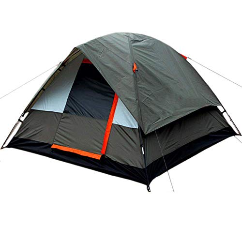 Tente 4 places pour camping en famille et sorties plage avec structure double couche étanche