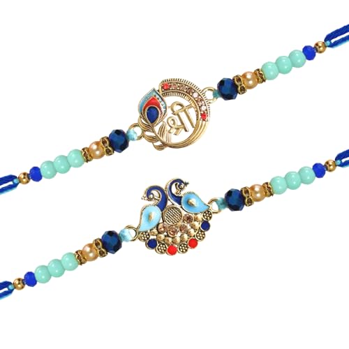TIED RIBBONS Rakhi for Brothers Set of 2 Rakhi Set with Greeting Card and Roli Tika - Raksha bandhan Rakhi Bracelet for Brother Rakhi 2 Set Rakhi for Bhaiya Rakhi Thread TIED RIBBONS Rakhi for Brothers Set of 2 Rakhi Set with Greeting Card and Roli Tika - Raksha bandhan Rakhi Bracelet for Brother Rakhi 2 Set Rakhi for Bhaiya Rakhi Thread