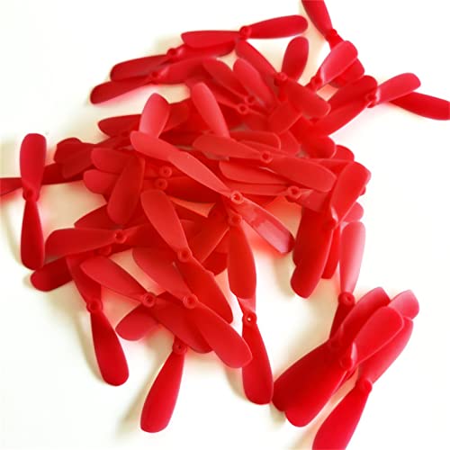 skrnrhrery Propeller Blades,1.8(in) Positive and Negative propellers are Suitable for Quadcopter Aircraft Model Airplane Glider Center Hole 0.04(in) UAV Spare Parts Mini Drone propellers