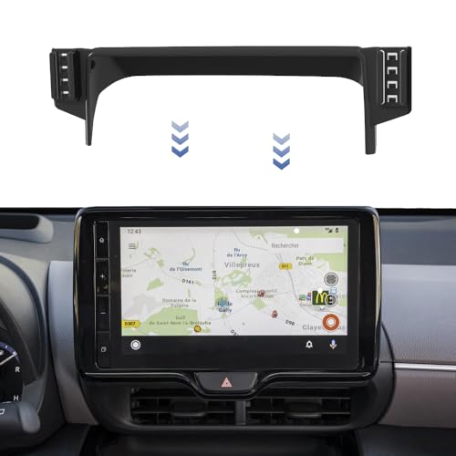 LSXEL Support de téléphone Portable de Voiture Compatible avec Toyota Yaris Cross/Hybrid 2021 2022 2023 2024 Support pour téléphone Voiture Accessoires (for Yaris Cross/Hybrid 2021-2024 for 9") – vue 3