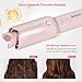 AraSyleon Automatischer Lockenstab Kabellos – Für Langes & Kurzes Haar, 32mm Titan-Turmalin-Barrel, 2 * 2600mAh Akku, USB-C, 4 Temp.-Stufen (140-200°C), 350g Leicht, Reise Lockenstab Automatisch