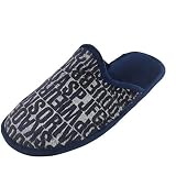 Kiruz - Zapatillas De Estar Por Casa/Suela de Caucho/Antideslizante/Planta de Memory/Camara de Aire - 42, Letras