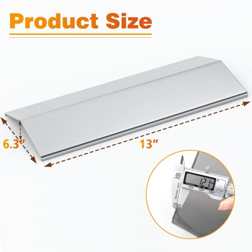 Hisencn Heat Plates For Home Depot Nexgrill 820-0033, Fit For Cuinart Cgg-306 Grill, Nex - Old 820-0015 - Old, Nex 820-001513, 13'' Stainless Steel Heat Tent Replacement Parts For Nexgrill Grill #TOP1