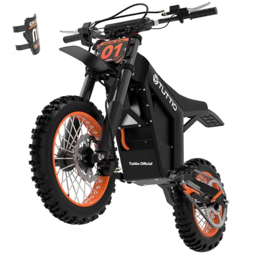 Tuttio Soleil01 Electric Dirt Bike 3000W 40MPH 200NM Off Road Ebike | 48V 21AH Battery 45Miles 1412 Fat Tire Electric Mountain Bike Full Suspensions E-Motorcycle For Adults Teens product thumbnail 9