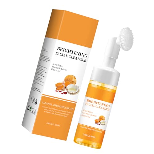 Cleanser De Espuma Cúrcuma Equilibrante Aceite Con Propiedades Hidratantes Aumento Antioxidantes Para Limpiador Espuma Cúrcuma Rutina Cuidado La Piel Diaria