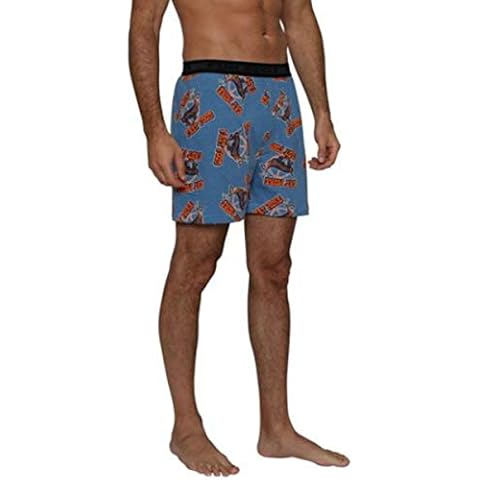 Fun Boxers Hunting - Fast Food Men's Boxer Short - S, Blue/Orange, Size Small Cover