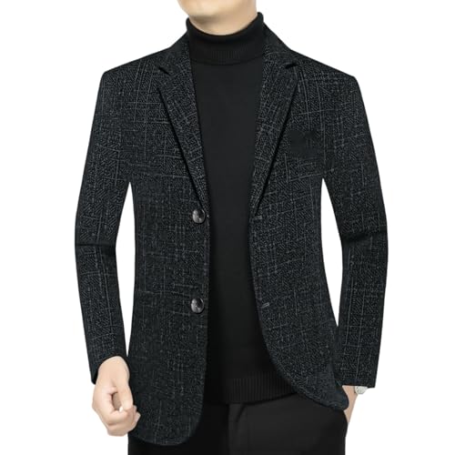 Veste homme business casual blazer chaud doublé polaire pour automne hiver confort