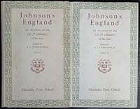Johnson's England: An Account of Life & Manners of His Age: Volumes 1 & 2 B01LZ6M6LS Book Cover