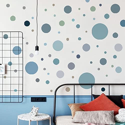 Polka Dot Wall Decals Colorful Circle Wall Stickers DIY Removable Peel and Stick Boho Cute Round Window Wall Decals for Kids Bedroom Nursery Classroom Home Decor 4 41imdBPLASL. AC