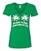 Shake Your Shamrocks St. Patrick's Day Women's Funny V-Neck T-Shirt v neck