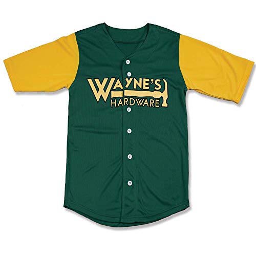 borizcustoms Nolasco Carlos Stitch 21 Wayne s Hardware Baseball Jersey (38) Green