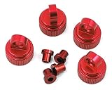 ST Racing Concepts ST8361R CNC Machined Aluminum Shock Caps for Traxxas 4Tec 2.0, Red...