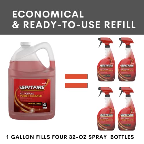 Image of Spitfire Diversey Professional Power Cleaner, Fresh Pine, 1 Gallon | Degreaser, Grease Cutter, Grime Remover, Restoration Cleaning, Equipment, Walls, Floors, Concreate, Ready to Use
