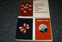 Quantum Mechanics for Science & Eng 0137478577 Book Cover