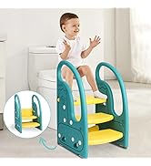 Amazon.com: Toddler 3 Step Stool Onasti Kids Standing Tower for