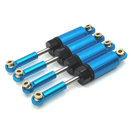 Amortisseurs voiture RC 1/14 MJX 14301 modification alu bleu
