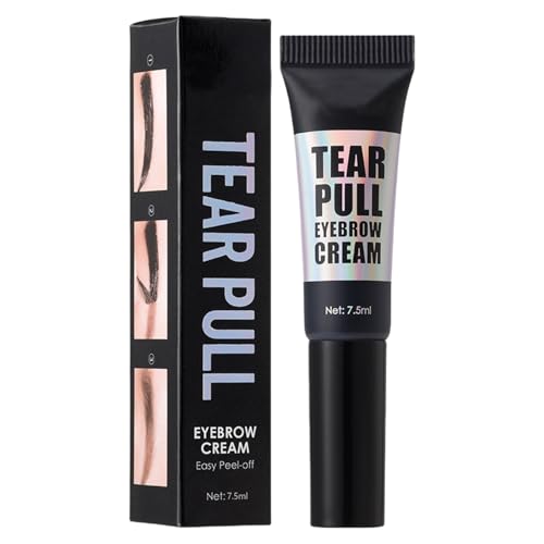 Gel teint pour sourcils à - Teinture waterproof pour sourcils, couleur à séchage rapide et sans bavure | Crème fixante pour sourcils longue durée avec applicateur intégré, finition naturelle