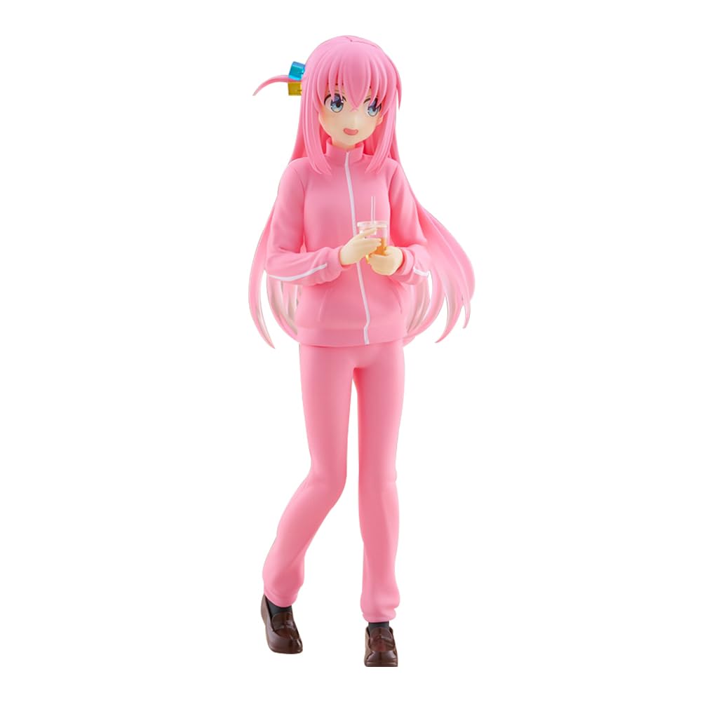Jilijia Gotō Hitori Figure Statue, Gotō Hitori Standing Position Character Model PVC Anime Action Figurine Collectable Gifts 17CM